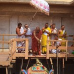 Kalashabhisheka of the shrine of Sri Kashi Vishalakshi Sameta Vishweshwarar