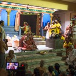 The Jagadguru gave a Anugraha Bhashanam after the completion of the Kumabhisheka