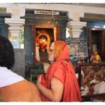 The Jagadguru inside the Sri Ardhanardhishwara Temple The Jagadguru inside the Sri Ardhanardhishwara Temple