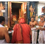 The Jagadguru inside the Sri Ardhanardhishwara Temple The Jagadguru inside the Sri Ardhanardhishwara Temple