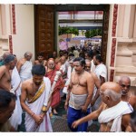 The Jagadguru at the Adivyadhihara Sri Anjaneya Swamy Temple The Jagadguru at the Adivyadhihara Sri Anjaneya Swamy Temple