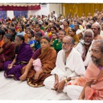 The Jagadguru gave Darshan to a large gathering in a hall adjacent to the Adivyadhihara Sri Anjaneya Swamy Temple The Jagadguru gave Darshan to a large gathering in a hall adjacent to the Adivyadhihara Sri Anjaneya Swamy Temple