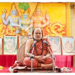The Jagadguru gave Darshan to a large gathering in a hall adjacent to the Adivyadhihara Sri Anjaneya Swamy Temple The Jagadguru gave Darshan to a large gathering in a hall adjacent to the Adivyadhihara Sri Anjaneya Swamy Temple