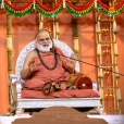 Sri Sannidhanam  giving a Anugraha Bhashanam