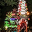 Sri Sannidhanam led the grand procession around the Race Course road