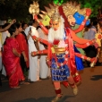 Sri Sannidhanam led the grand procession around the Race Course road