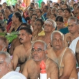 In the afternoon, the Jagadgurus en route to Salem graced the Sheshashayee Paper Mills, had Darshan of Sri Valli Devasena Sameta Kalyana Subrahmanya Swamy and blessed devotees