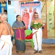 Devotees on the streets waiting to welcome Sri Sannidhanam