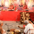 Dhuli Pada Puja being performed by Sri Venugopalan Nambiar