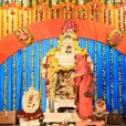 Sri Sannidhanam performing the nightly Sri Sharada Chandramoulishwara Puja