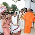 Sri Sannidhanam gracing the Chinmaya Vidyalaya in Kasaragod