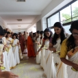 Sri Sannidhanam gracing the Chinmaya Vidyalaya in Kasaragod