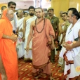 Sri Sannidhanam with Swami Omkarananda (of Theni)