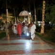 At night, Sri Sannidhanam conducted the Rathotsava of Goddess Sharadamba in the temple