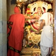 At night, Sri Sannidhanam conducted the Rathotsava of Goddess Sharadamba in the temple