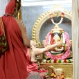 Sri Mahasannidhanam performing the Prathishta Kumbhabhisheka of Sri Rajaganapati