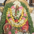 Goddess Rajarajeshwari in the premises of the Samsthanam