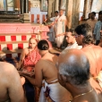 The Jagadgurus at the famous temple of Tirunavanaikaval