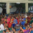 Sri Sannidhanam gracing a program organised by the Tiruchi devotees participating in the Adi Shankaracharya Ashtottara Shata Nama Paryana Yajna