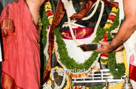 Jagadguru Sri Sannidhanam at Kavanadala Sri Rama Anjaneya Temple